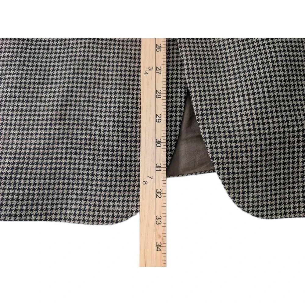VINTAGE Polo Ralph Lauren Blazer Mens 44R Houndstooth University Club Sport Coat